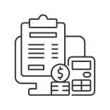 external invoice-work-monitoring-linear-outline-linear-outline-icons-papa-vector icon