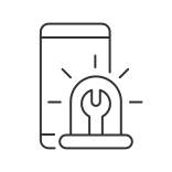 external smartphone-smart-phone-repair-icons-linear-outline-linear-outline-icons-papa-vector-4 icon