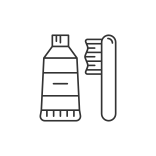 external toothbrush-travel-size-objects-icons-linear-outline-linear-outline-icons-papa-vector icon