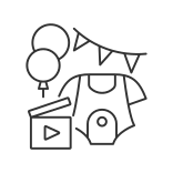 external videography-videography-linear-outline-linear-outline-icons-papa-vector-3 icon