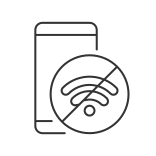 external wifi-smart-phone-repair-icons-linear-outline-linear-outline-icons-papa-vector icon