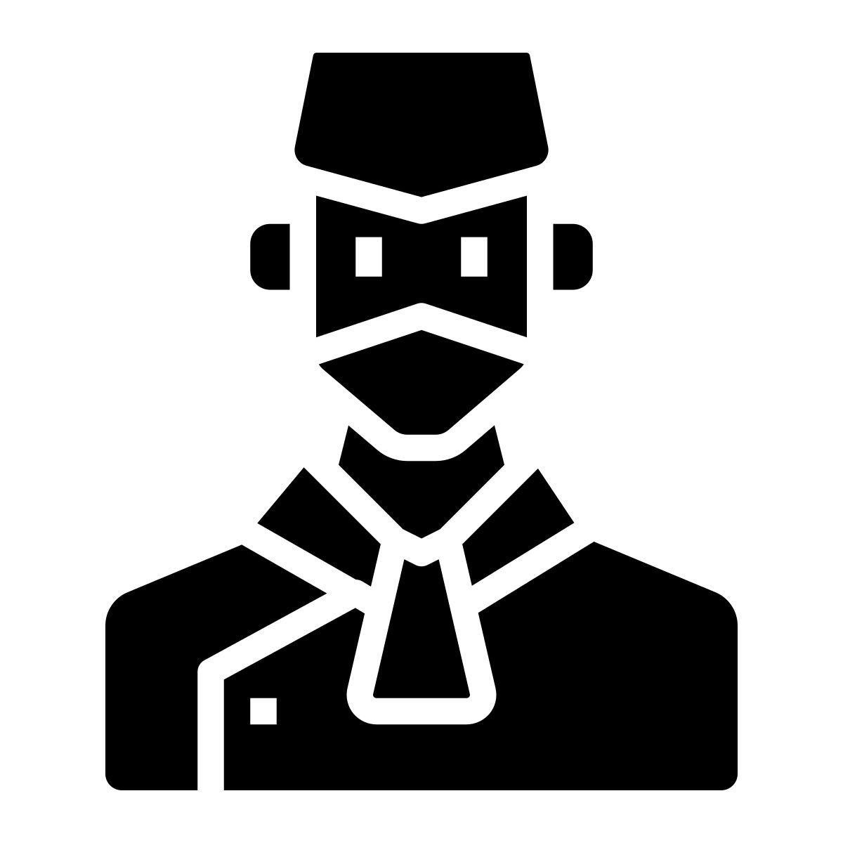chef in mask icon