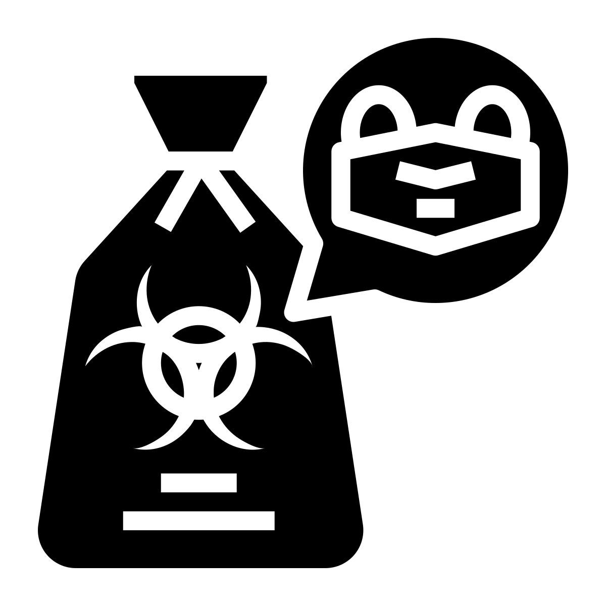 garbage bag icon