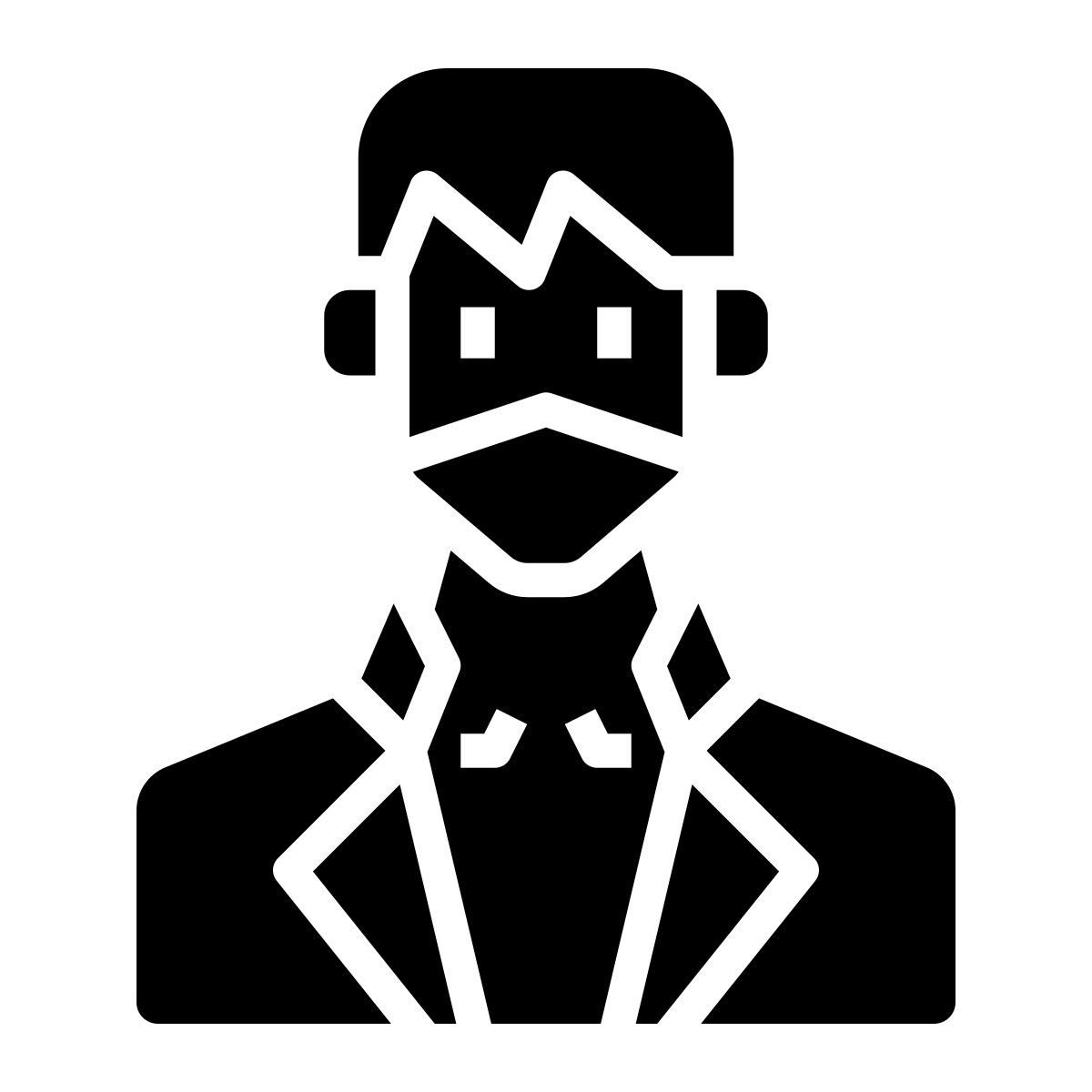 man in mask icon