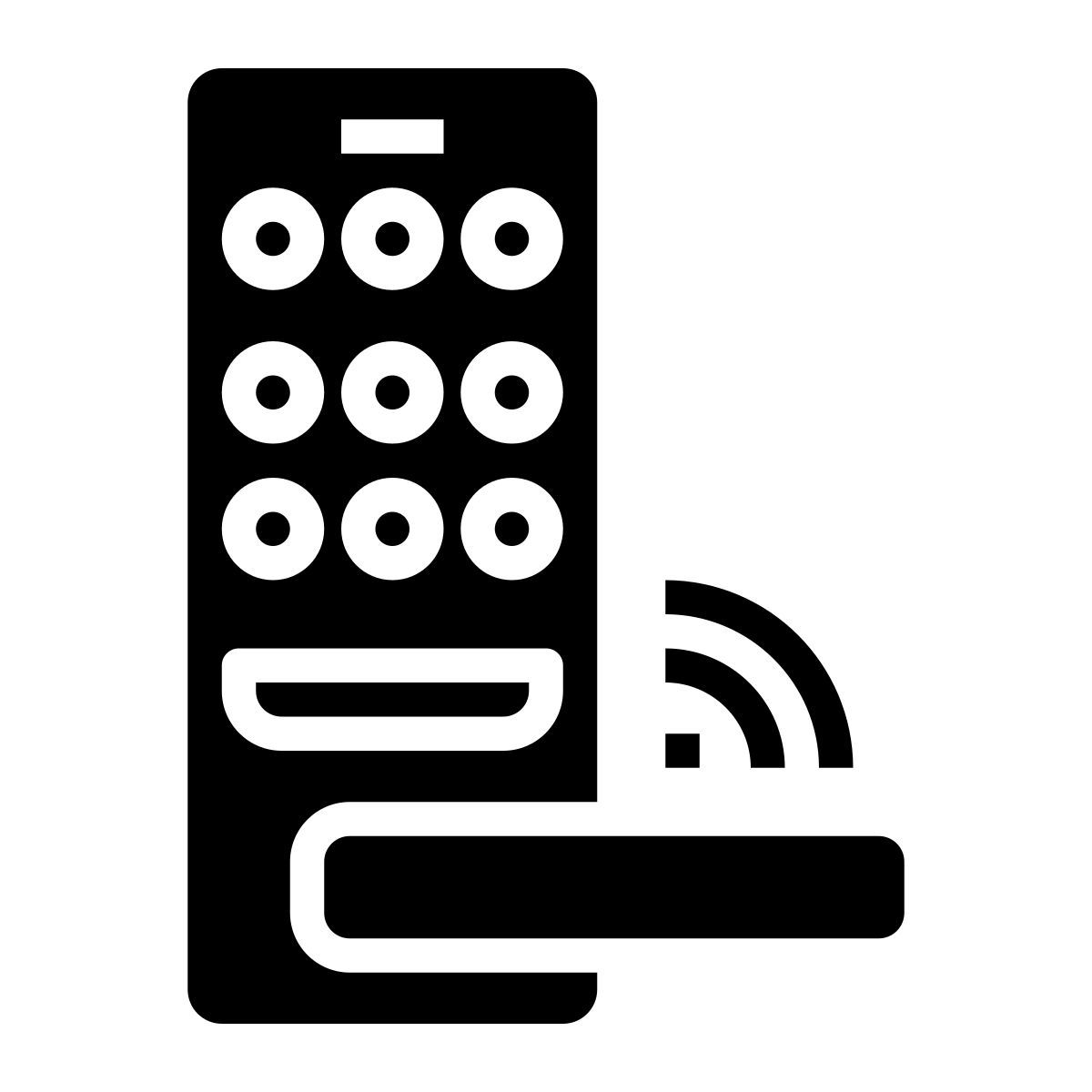 smart door lock icon