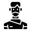 external man-man-avatar-with-mask-linector-fill-linector-1 icon