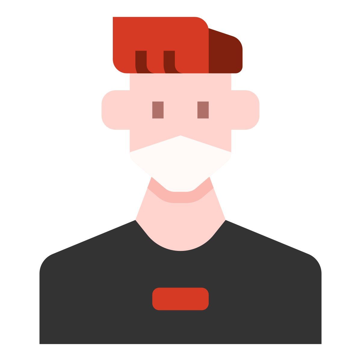 boy in mask icon