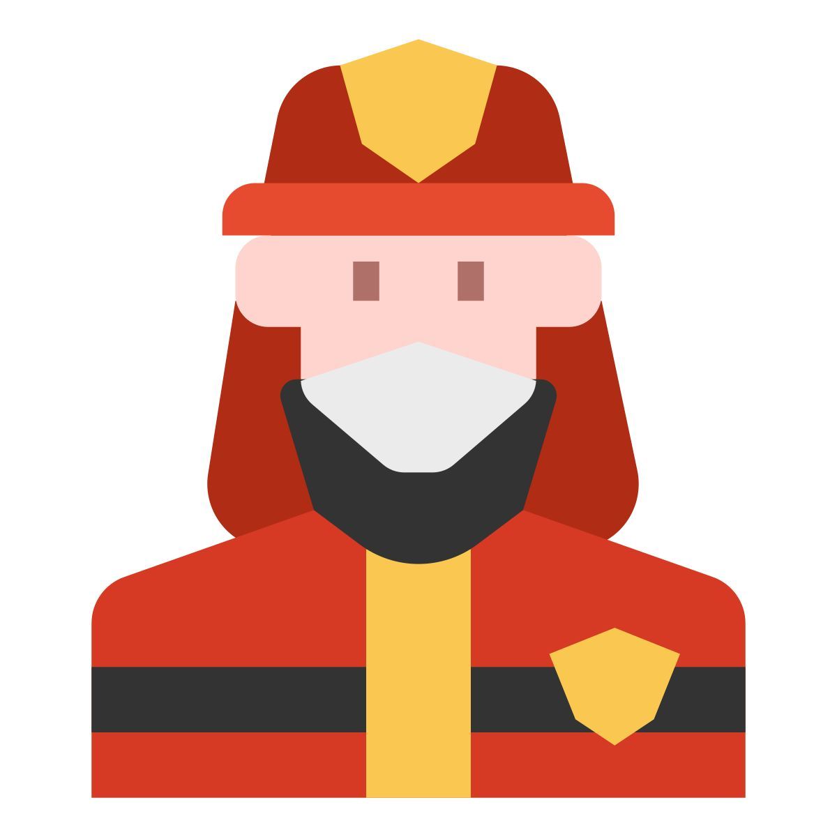 Vigile del fuoco in maschera icon