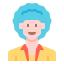 external afro-hair-man-avatar-linector-flat-linector icon