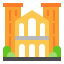 external building-university-linector-flat-linector icon