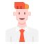 external businessman-man-avatar-linector-flat-linector icon
