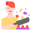 external chef-stay-home-activities-linector-flat-linector icon