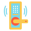 external digital-door-hotel-service-linector-flat-linector icon