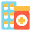 external drug-virus-linector-flat-linector icon