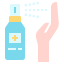 external hand-sanitizer-personal-hygiene-linector-flat-linector icon