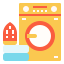 external laundry-hotel-service-linector-flat-linector icon