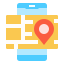 external location-online-shopping-linector-flat-linector icon