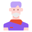 external man-man-avatar-with-mask-linector-flat-linector-1 icon