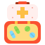 external medicine-box-travel-packing-linector-flat-linector icon