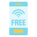 external free-wifi-hotel-service-linector-flat-linector icon