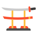 external katana-japan-linector-flat-linector icon