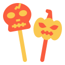 external lollipop-horror-decoration-linector-flat-linector icon