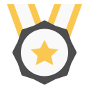 external medal-university-linector-flat-linector icon