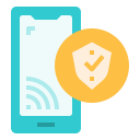 external mobile-security-home-automation-linector-flat-linector icon
