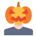 external pumpkin-horror-avatar-linector-flat-linector icon