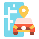 external rent-a-car-hotel-service-linector-flat-linector icon