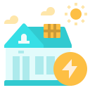 external solar-energy-home-automation-linector-flat-linector icon