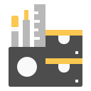 external stationery-university-linector-flat-linector icon