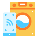 external washing-machine-smart-city-linector-flat-linector icon