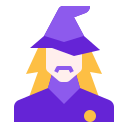 external witch-horror-avatar-linector-flat-linector icon