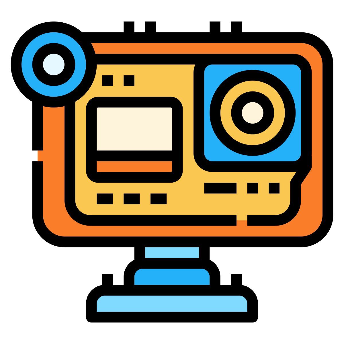 action camera icon