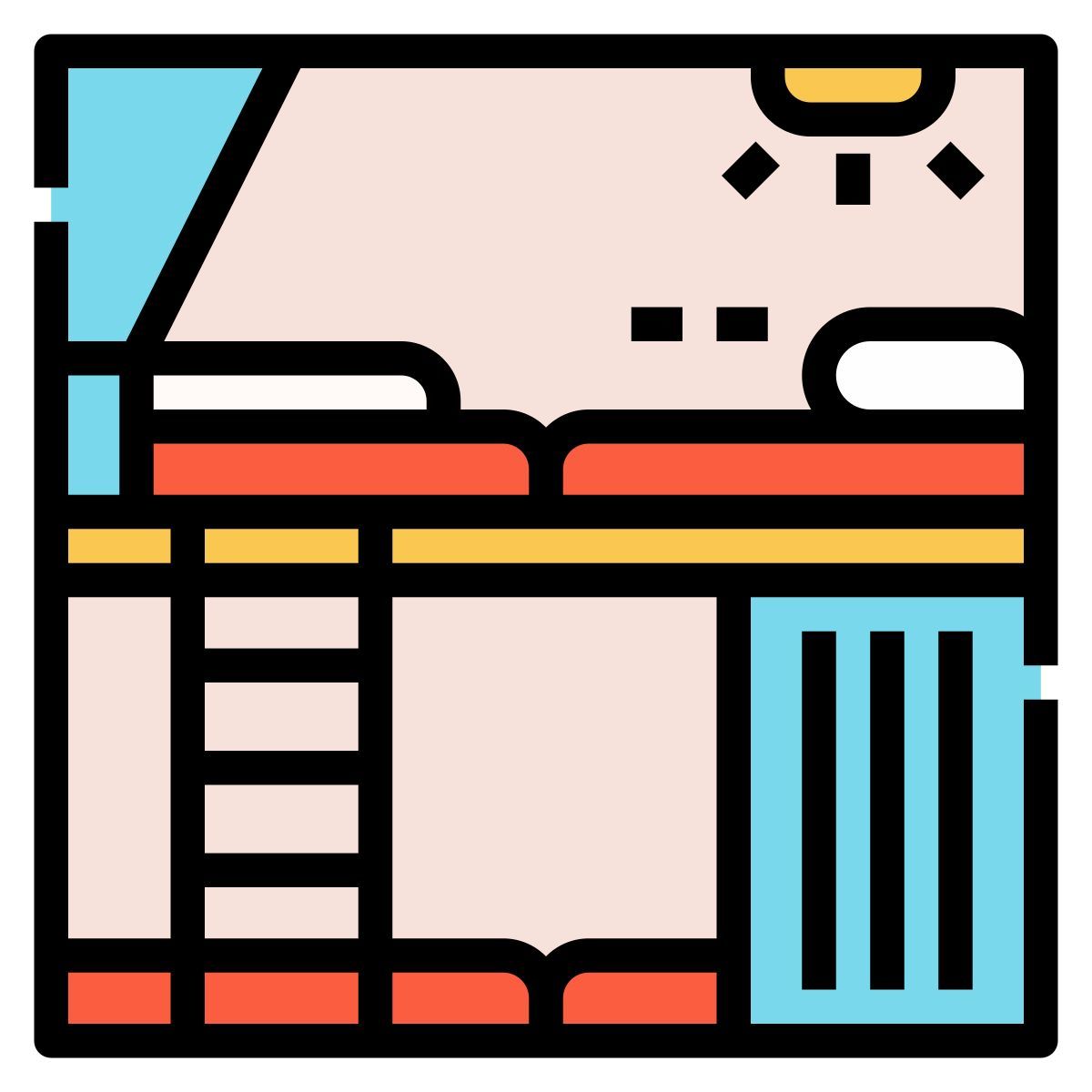 dormitorio de los niños icon