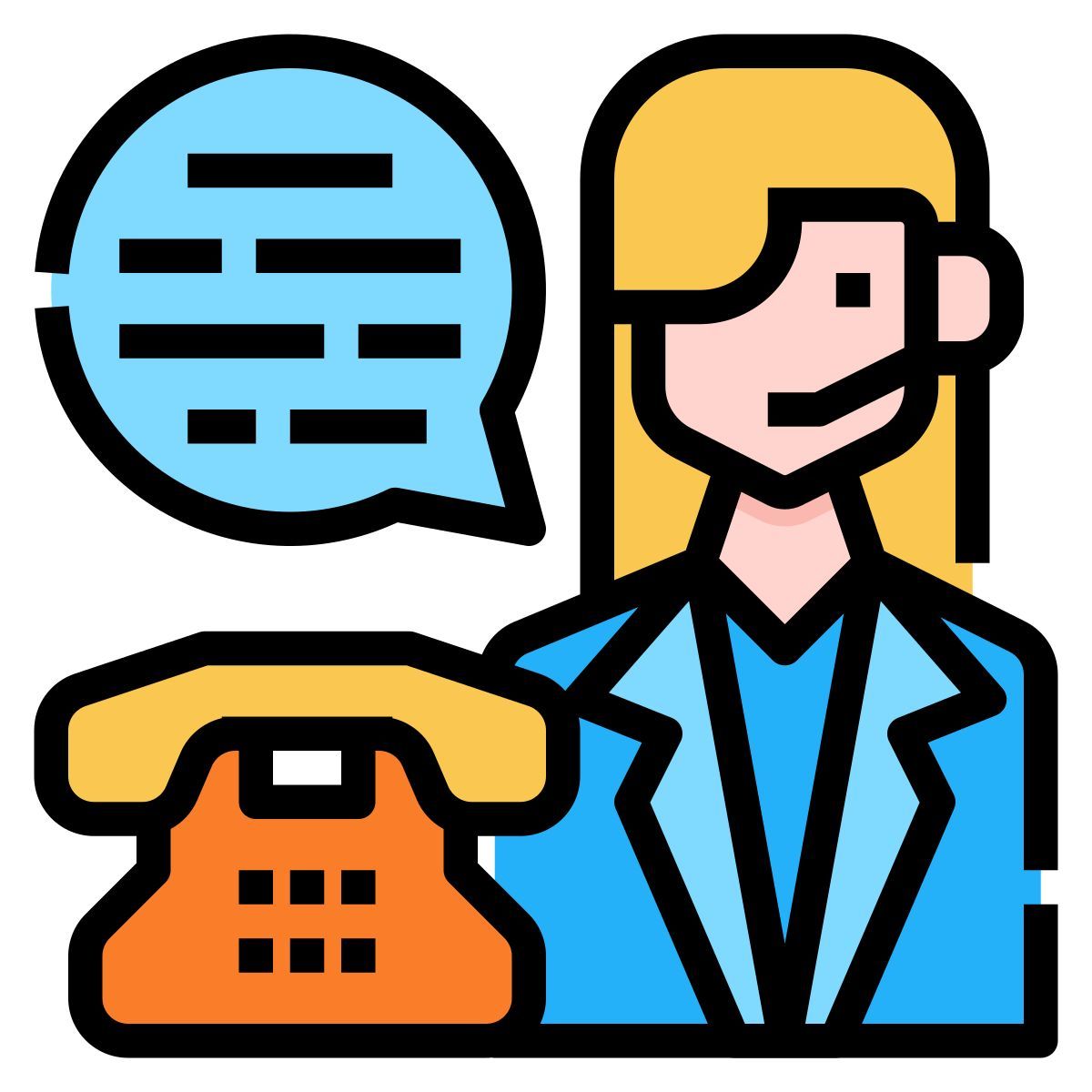 callcenter mitarbeiter icon