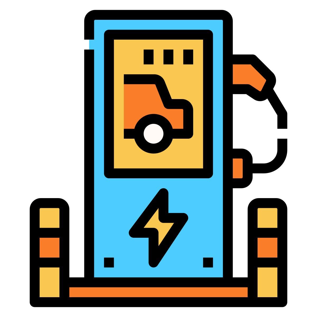 estacionamento e recarga icon