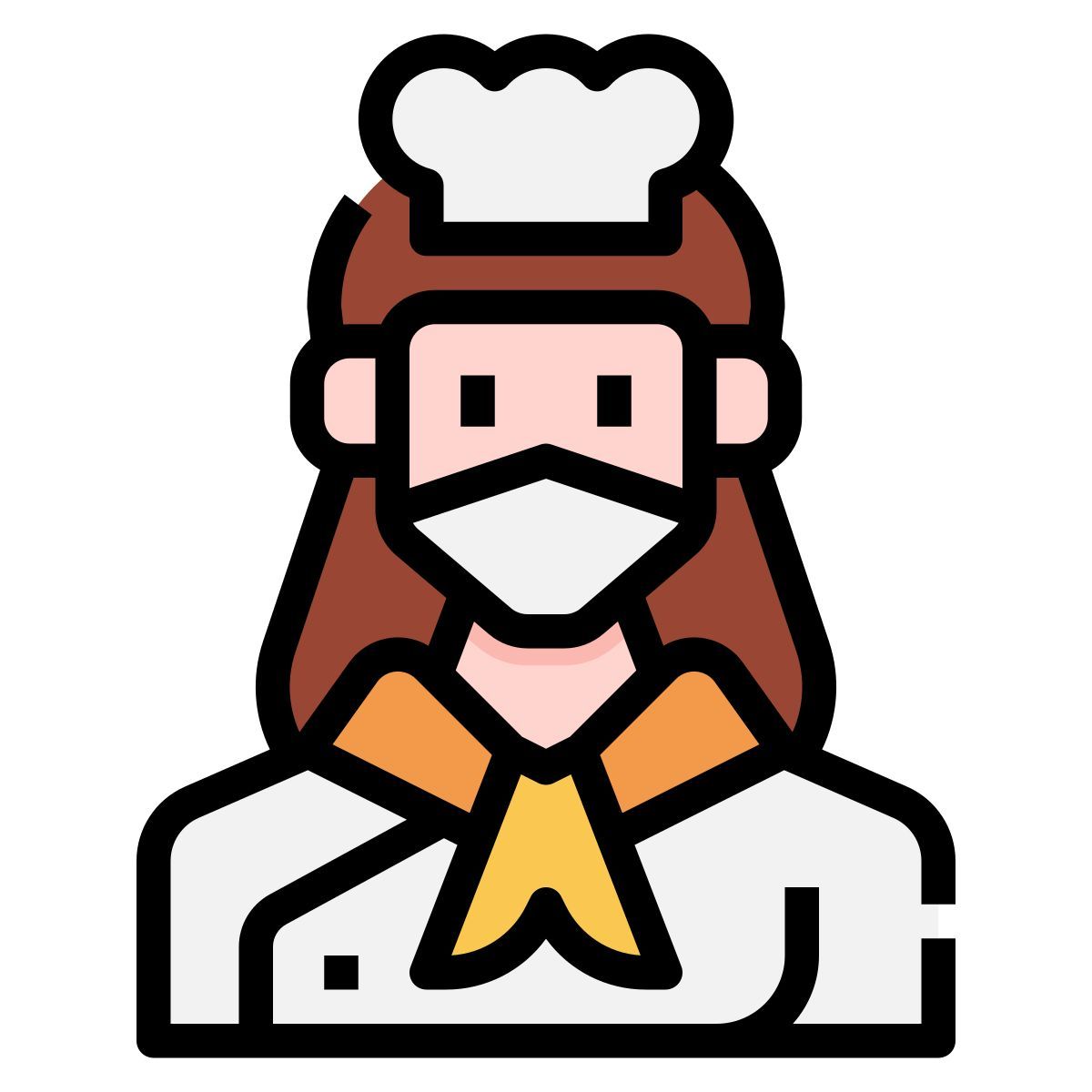 chef in mask icon
