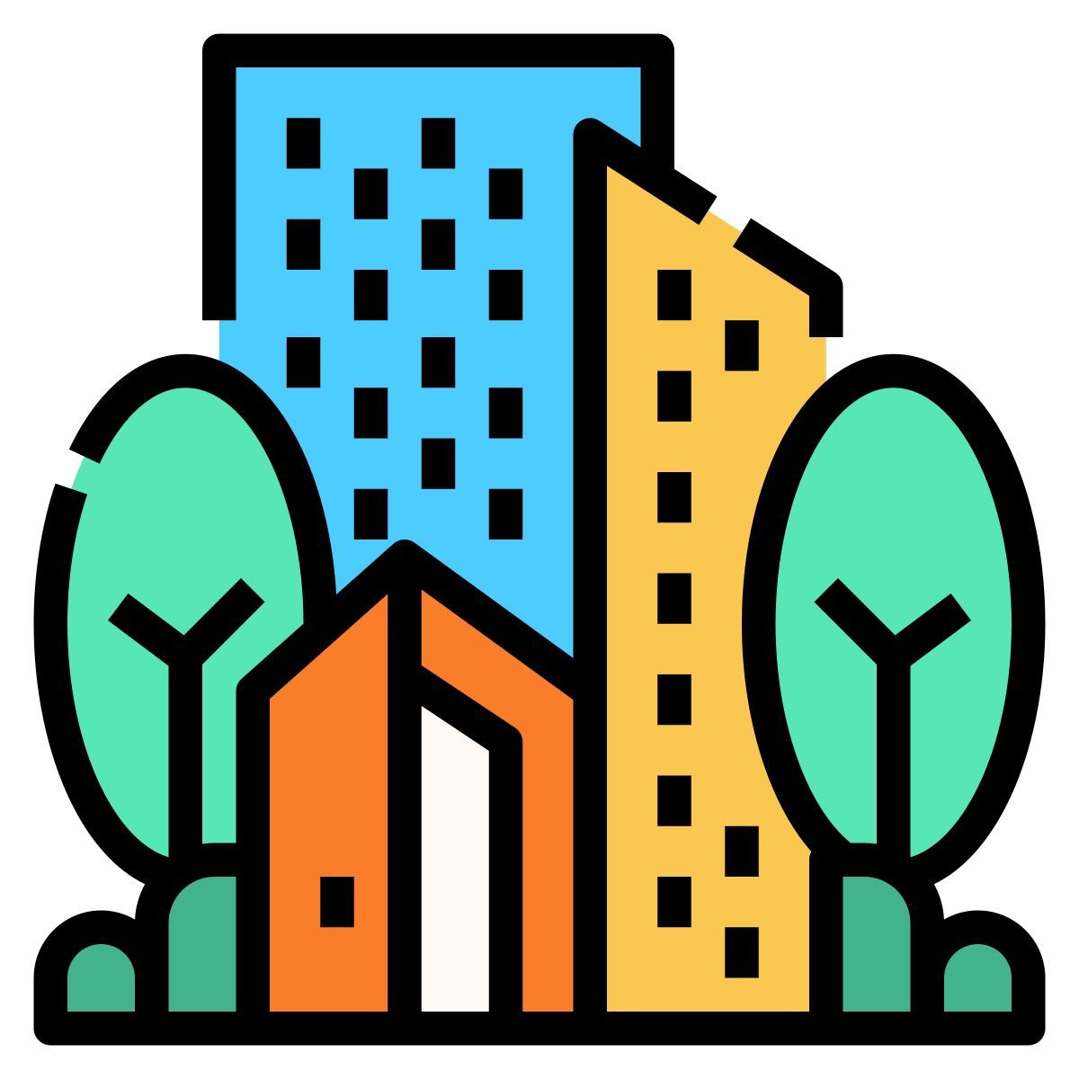 city building icon
