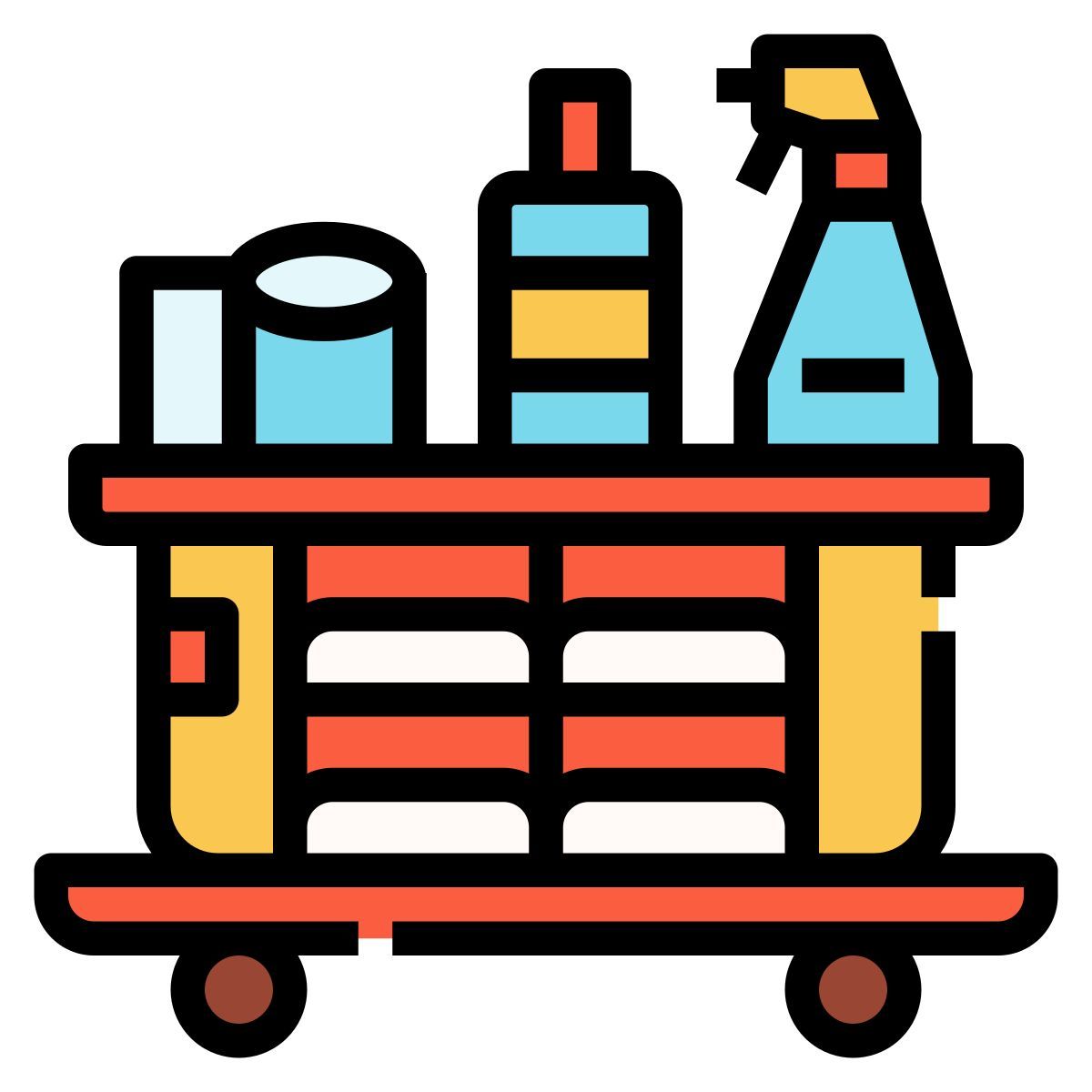cleaning cart icon