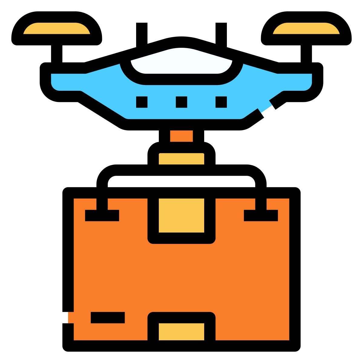 drone delivery icon