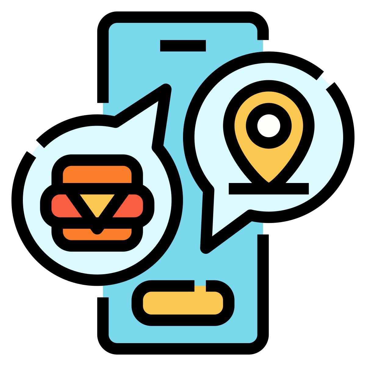 food delivery app icon