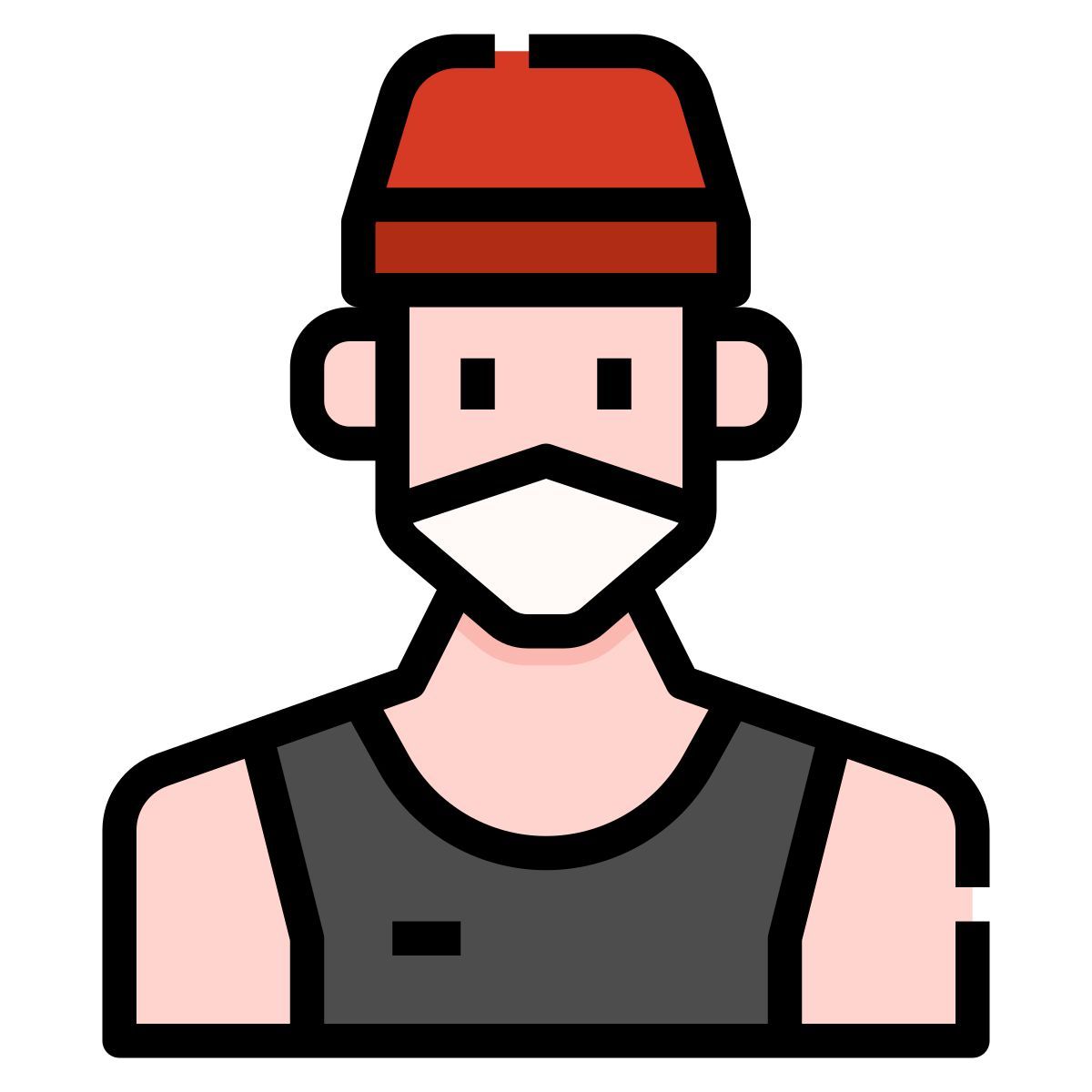 man in mask icon