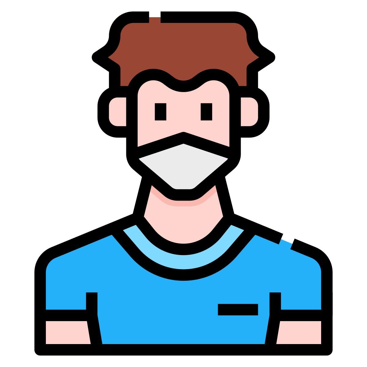 man in mask icon