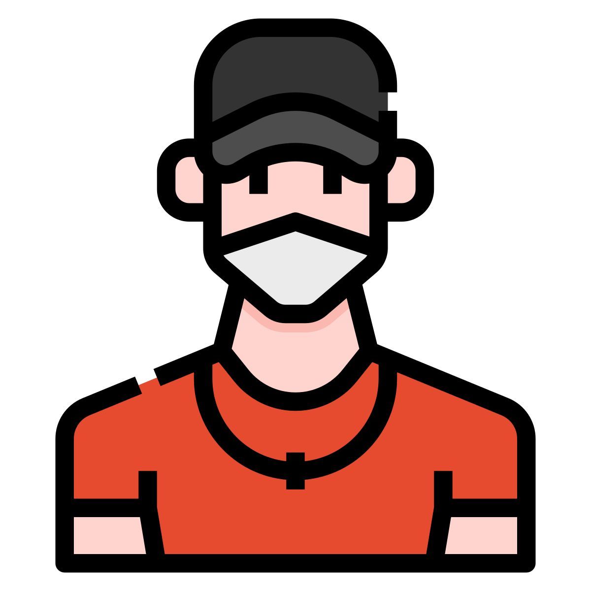 man in mask icon