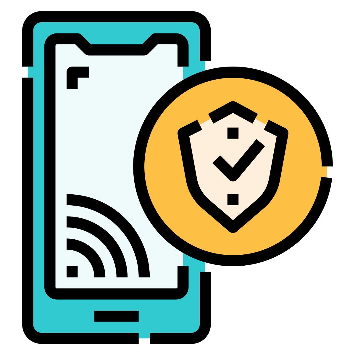 mobile security icon