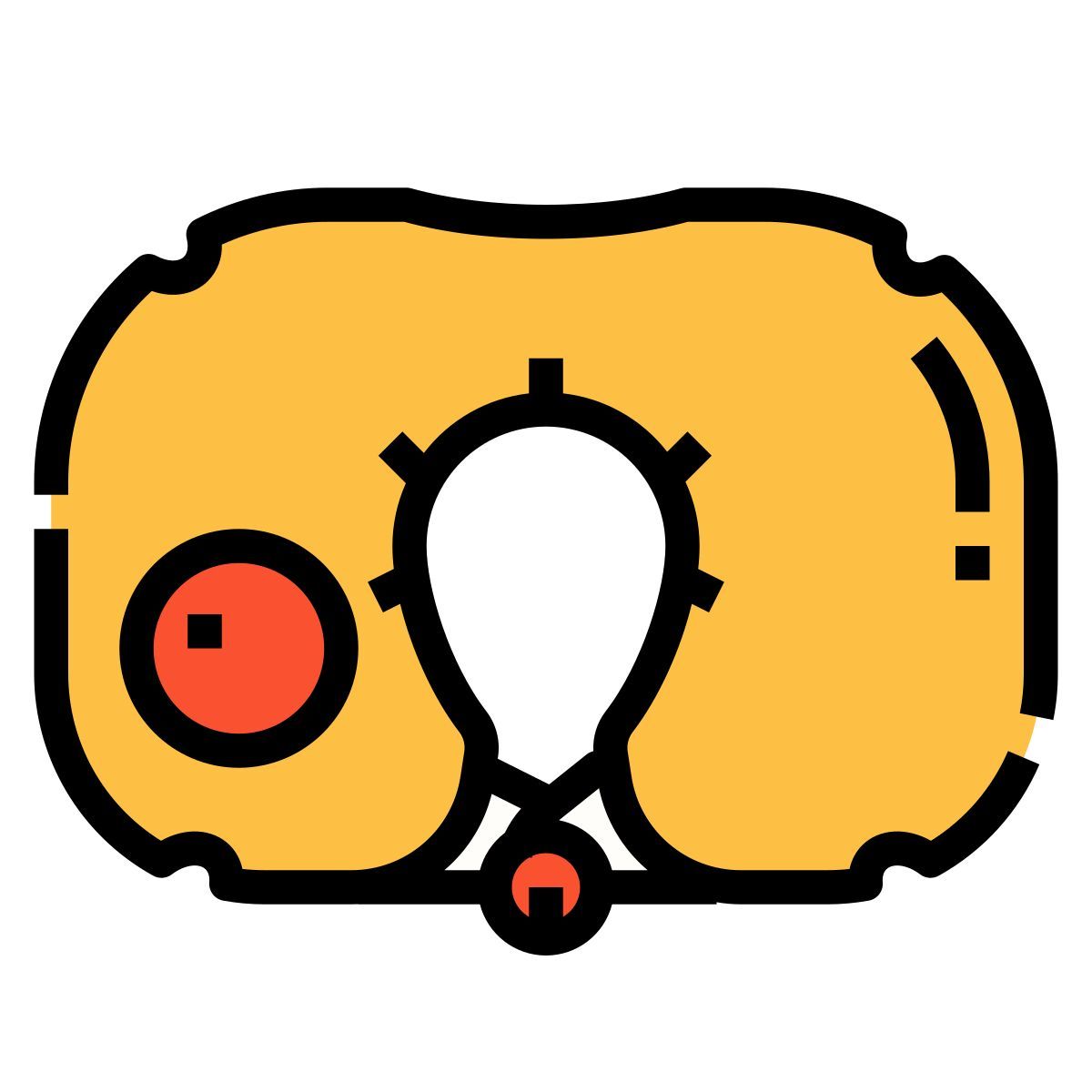 neck pillow icon