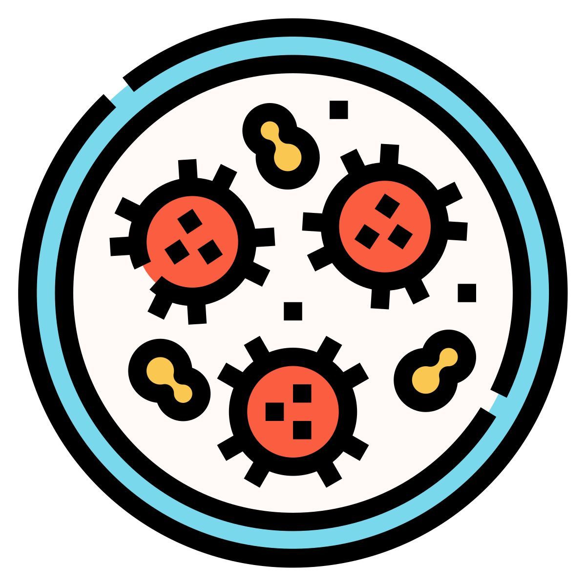 petri dish icon