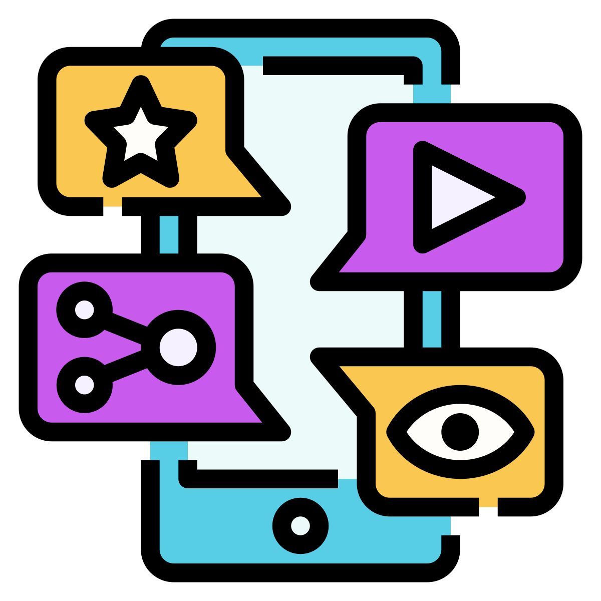 social media marketing icon